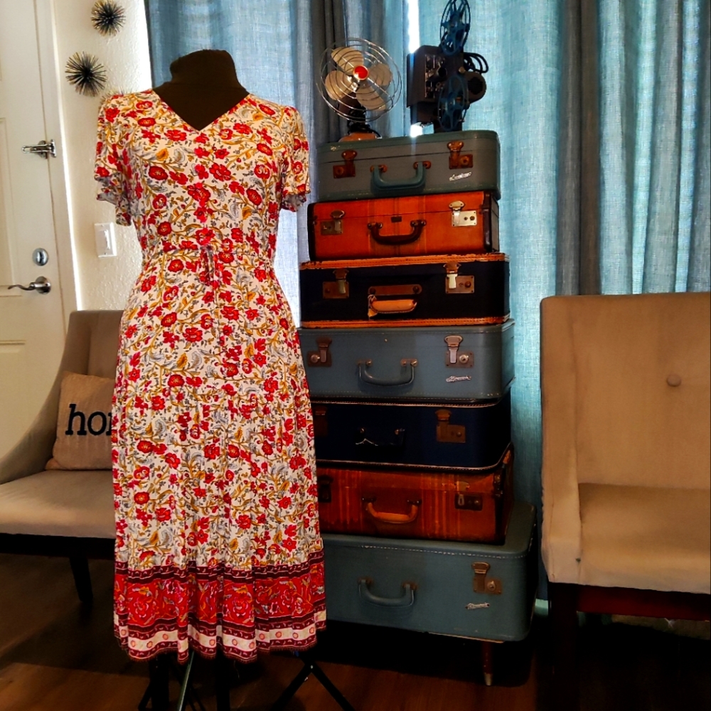 Temofon Floral Summer Dress